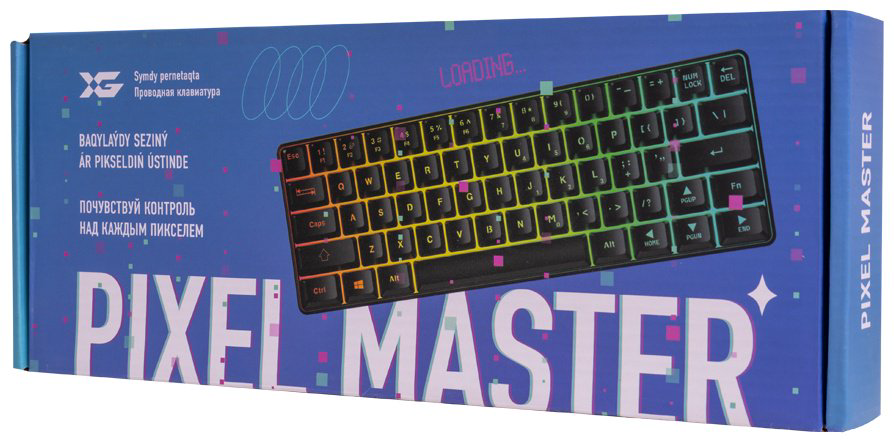 Клавиатура XG Pixel Master черный купить,NaN