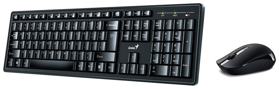 Клавиатура Genius Smart KM-8200 черный + мышь