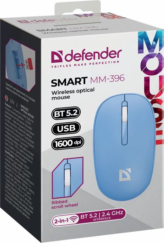 Мышь Defender MM-396 синий - ForteMarket Мышь Defender MM-396 синий купить,2990