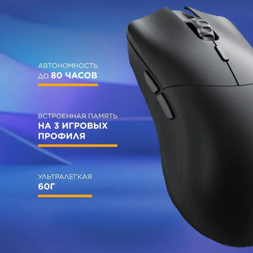 Мышь GLORIOUS Model D 2 PRO GLO-MS-PDWV2-1K-B черный купить,35742