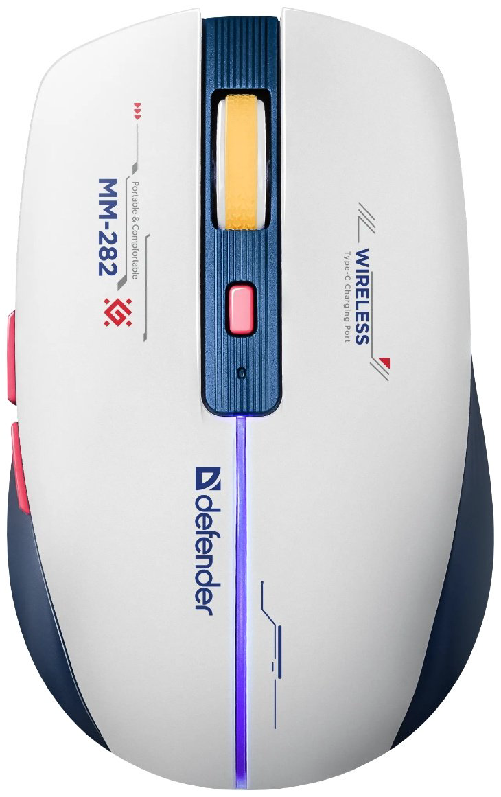 Мышь Defender Dila MM-282 52282 белый - ForteMarket Мышь Defender Dila MM-282 52282 белый купить,4490