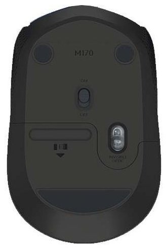 Мышь Logitech M171 Wireless Mouse USB красный