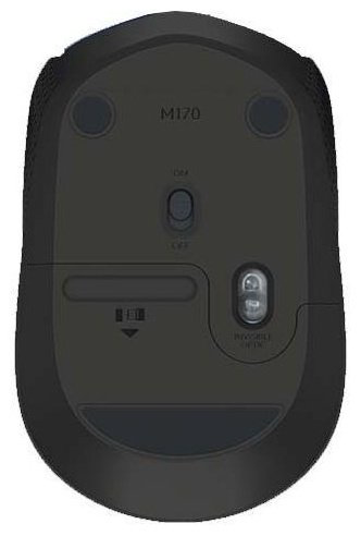 Мышь Logitech M171 Wireless Mouse USB красный