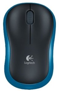 Мышь Logitech Wireless Mouse M185 синий