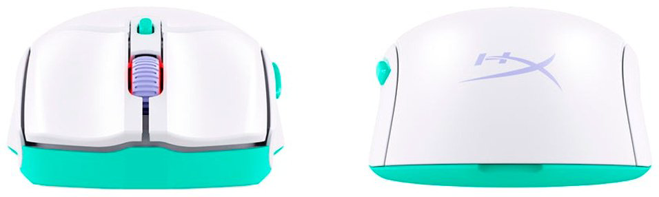 Мышь HyperX Pulsefire Haste 2 Core Wireless (Wht/Grn/Pur) 8R2E7AA белый купить,31624
