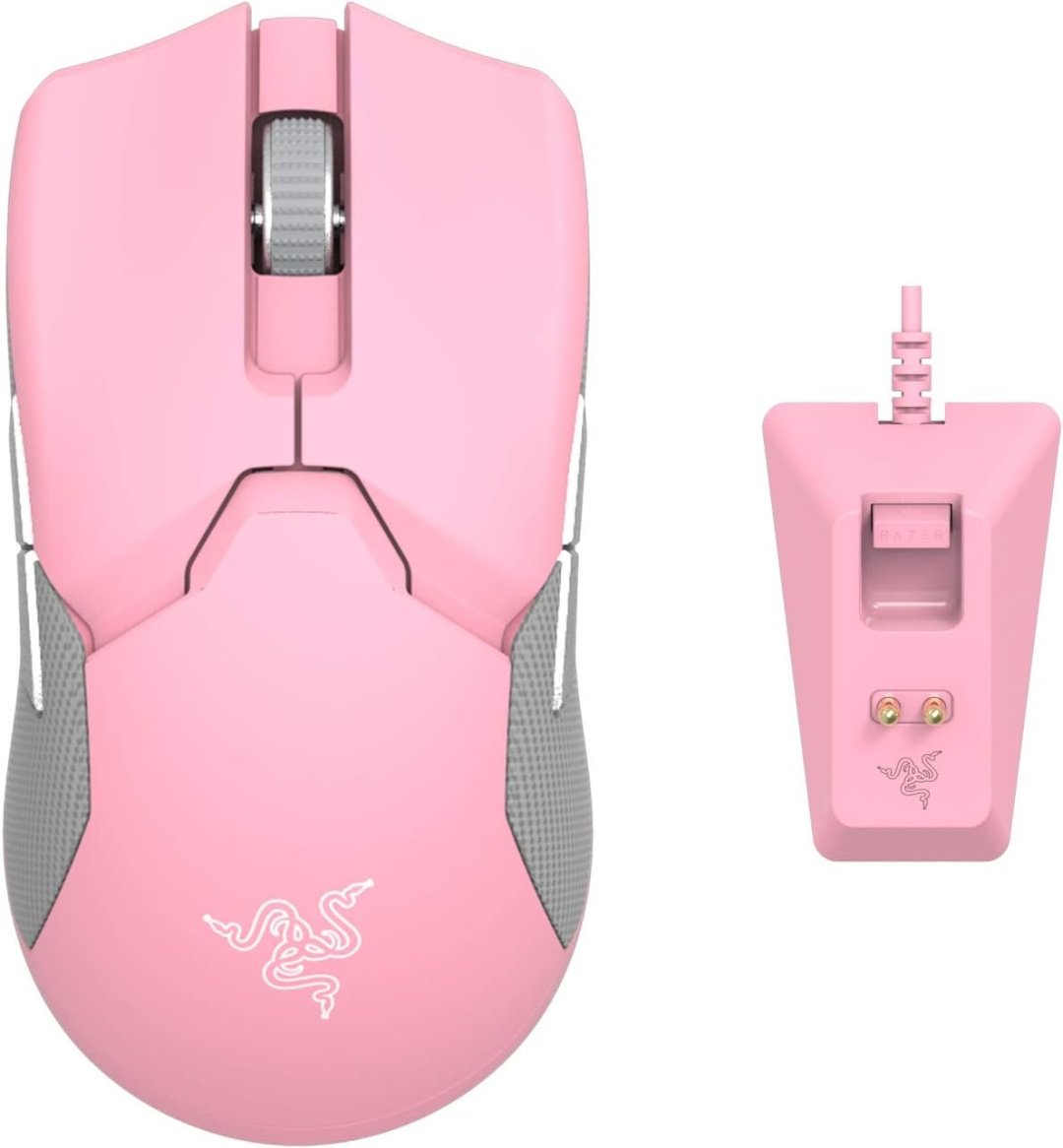 Мышь Razer Viper Ultimate with Charging Dock розовый купить,NaN