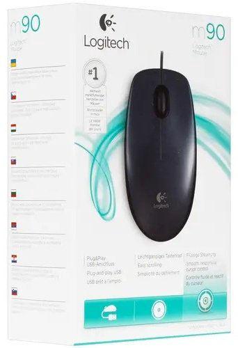 Мышь Logitech M90 черный купить,3623