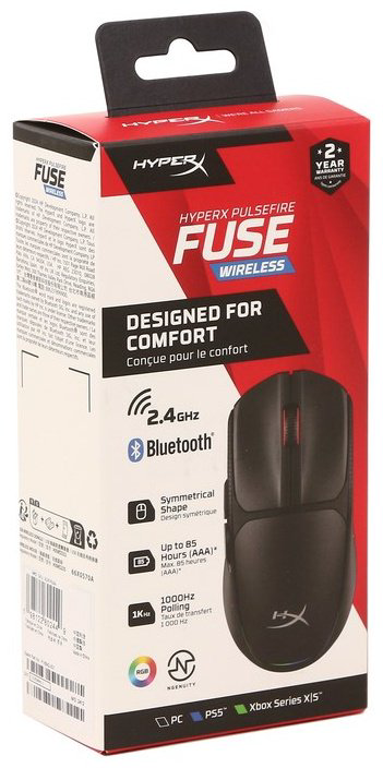 Мышь HyperX Pulsefire Fuse Wireless A1KY6AA черный купить,57370