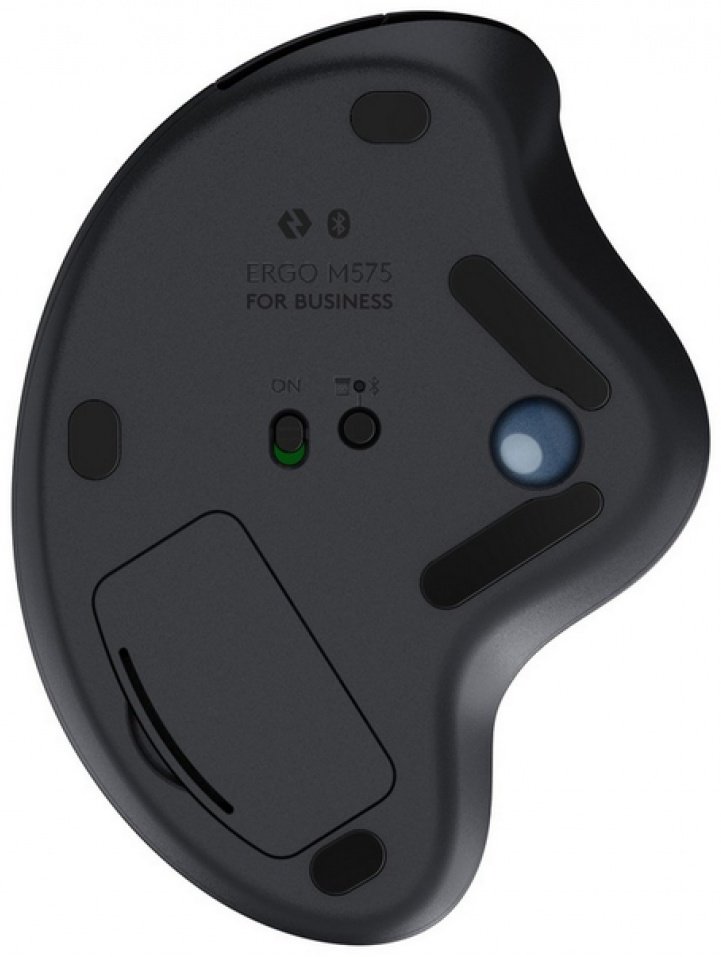 Мышь Logitech Ergo M575 серый купить,NaN