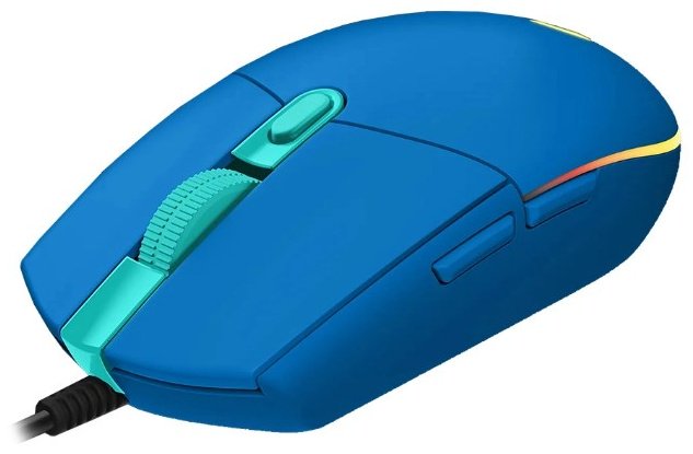 Мышь Logitech G203 LightSync синий купить,NaN