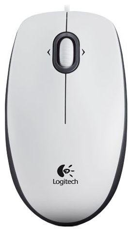 Мышь Logitech Mouse M100 белый купить,NaN