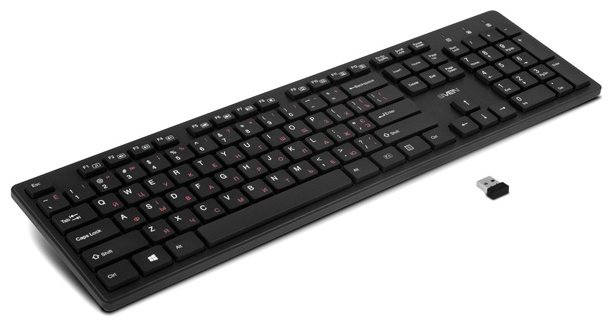Клавиатура SVEN KB-E5800W черный купить,NaN