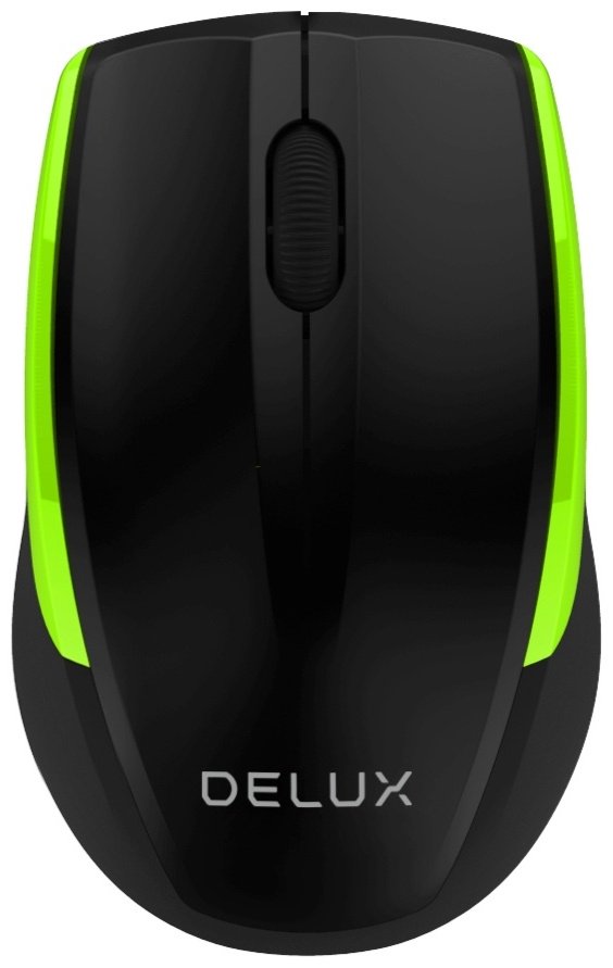 Мышь Delux DLM-321OGB зеленый
