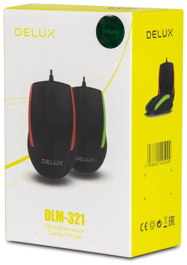 Мышь Delux DLM-321OGB зеленый купить,2600