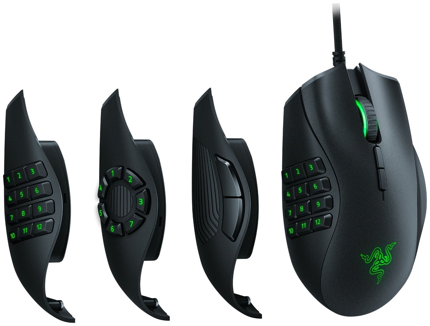 Мышь Razer Naga Trinity черный купить,NaN