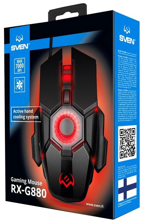Мышь SVEN RX-G880 черный купить,7990