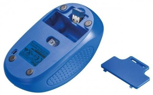 Мышь Trust Primo Wireless Mouse синий купить,NaN