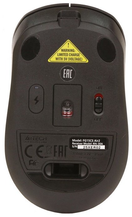 Мышь A4Tech FG15CS Air2 черный купить,7990
