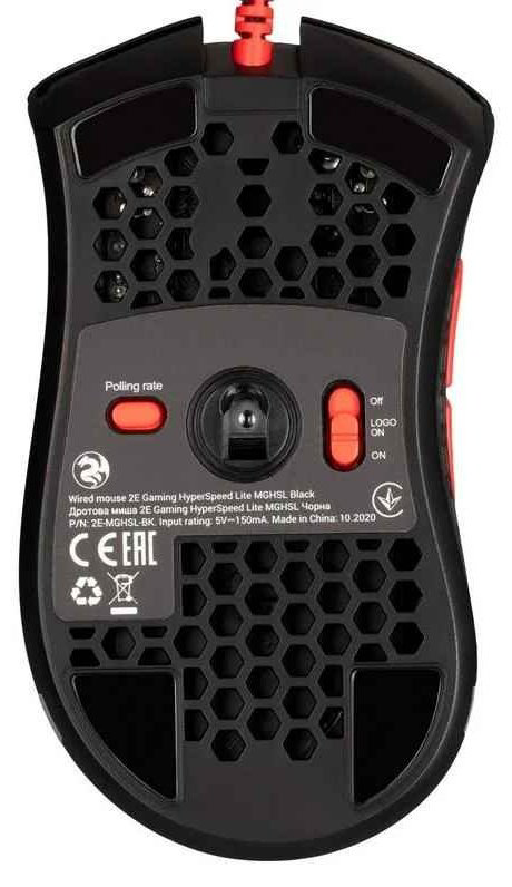 Мышь 2E Gaming Mouse Hyperspeed Lite RGB 2E-MGHSL-BK черный купить,12800