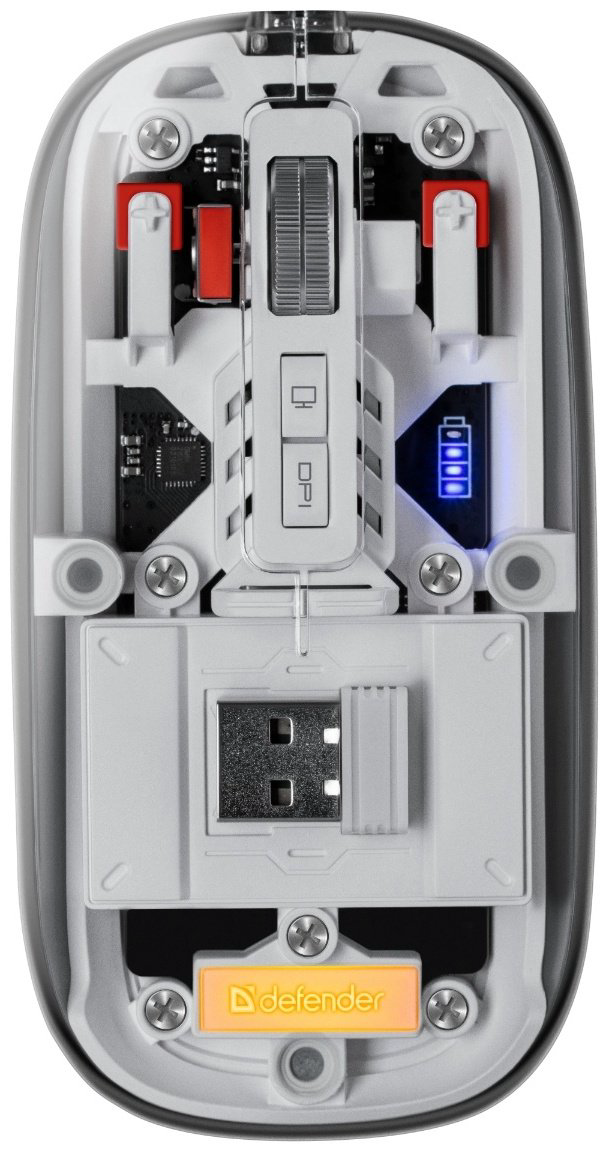 Мышь Defender IXES MM-999 прозрачный купить,6250