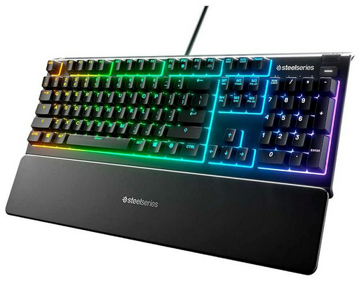 Клавиатура SteelSeries Apex 3 RU черный
