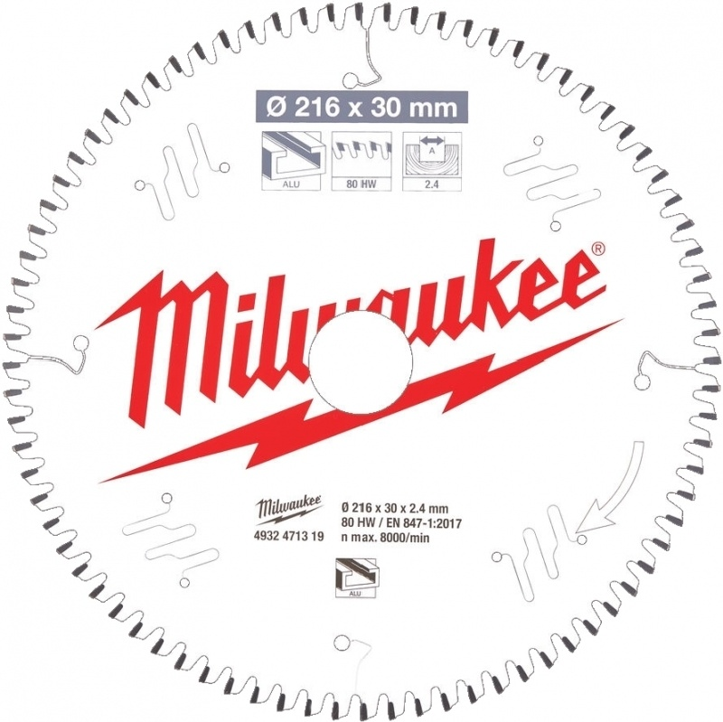 Пильный диск Milwaukee 4932471319