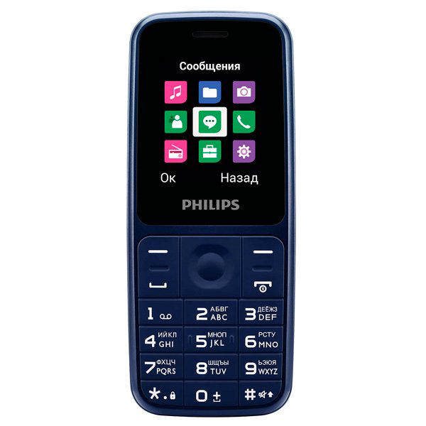 Мобильный телефон Philips Xenium E125 Blue купить,NaN
