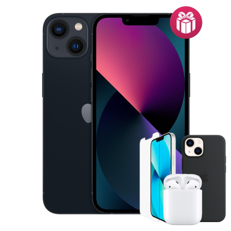 Смартфон Apple iPhone 13 128GB Midnight + акция AirPods и 2 подарка купить,NaN