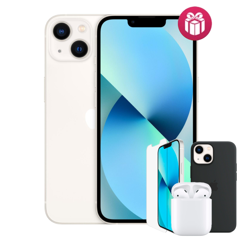 Смартфон Apple iPhone 13 128GB Starlight + акция AirPods и 2 подарка купить,NaN