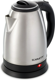 Электрочайник Scarlett SC-EK21S26 2 л черно-серебристый