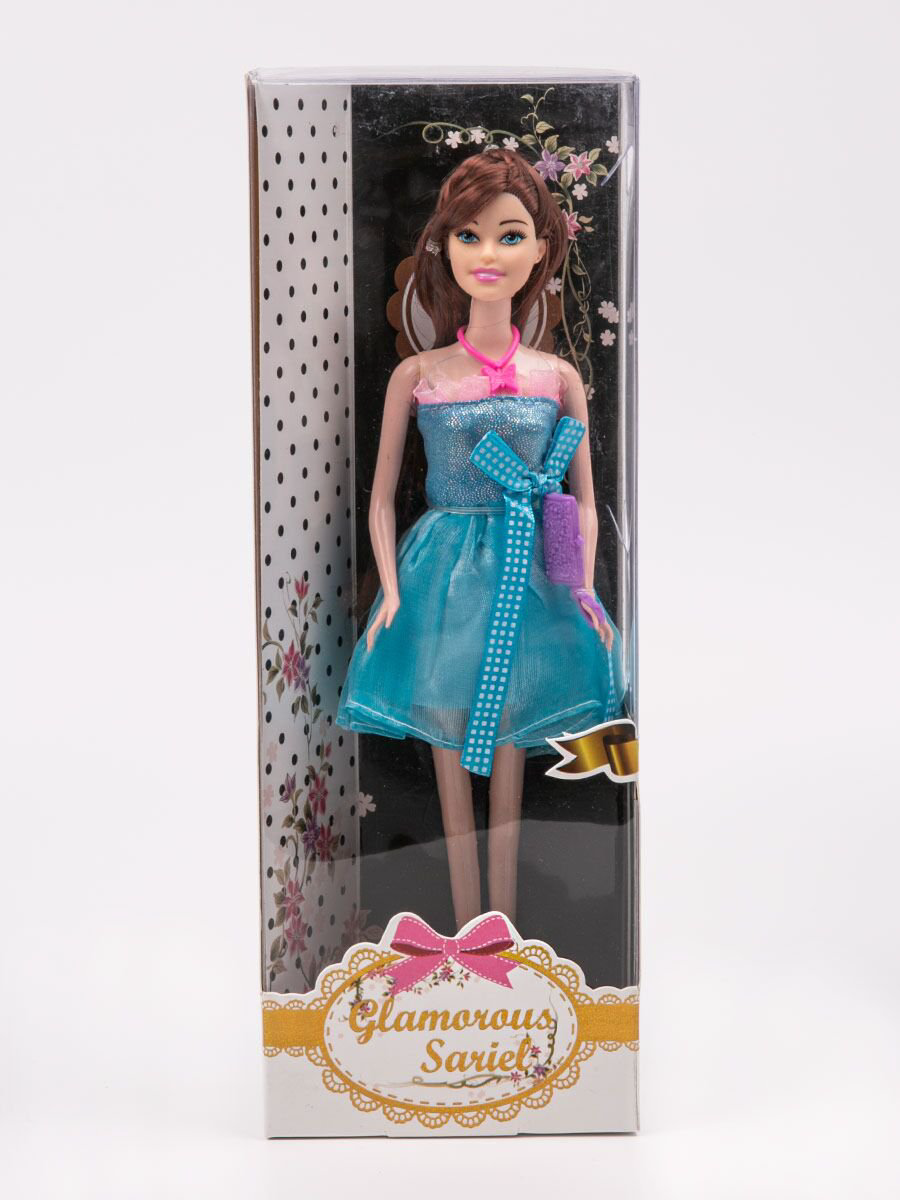 Кукла Sariel  в голубом коктейльном платье  8813-B 30см купить,NaN