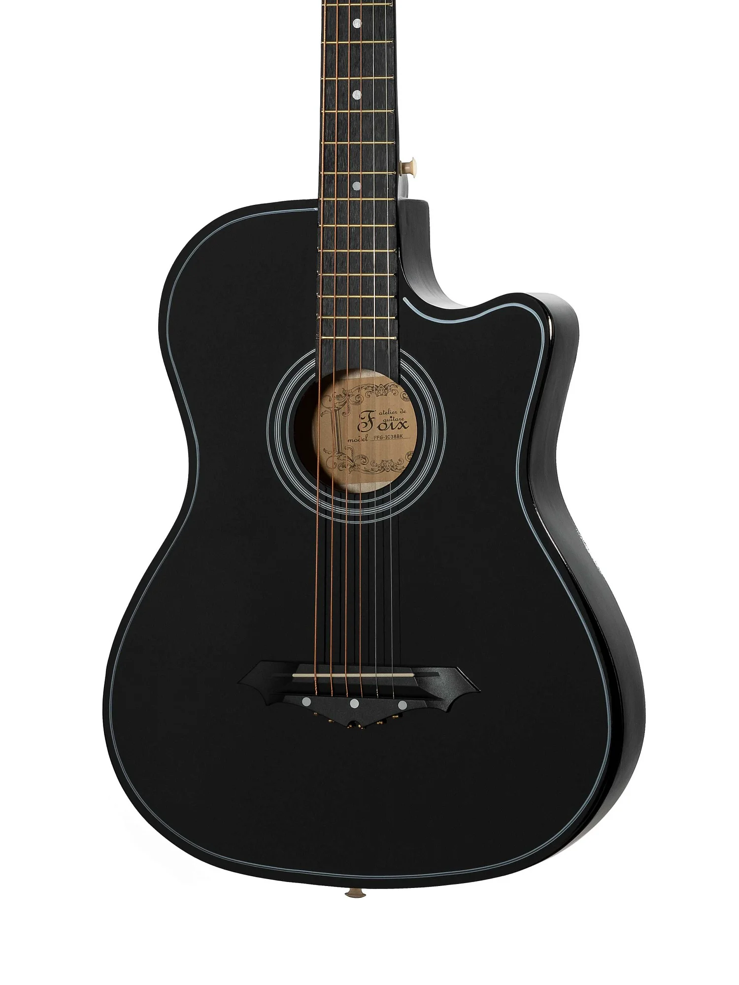 Акустическая гитара Foix FFG-1038BK Black