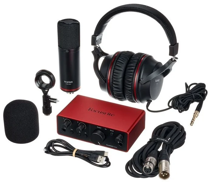 Набор для звукозаписи Focusrite Scarlett Solo Studio 4th Gen