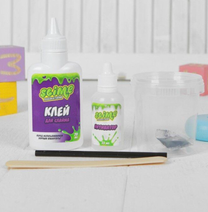 Набор для девочек Slime Лаборатория  SS100-1 желтый  100гр купить,NaN