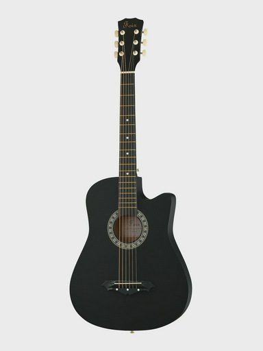 Акустическая гитара Foix FFG-2038CAP-BK-MAT Black + аксессуары