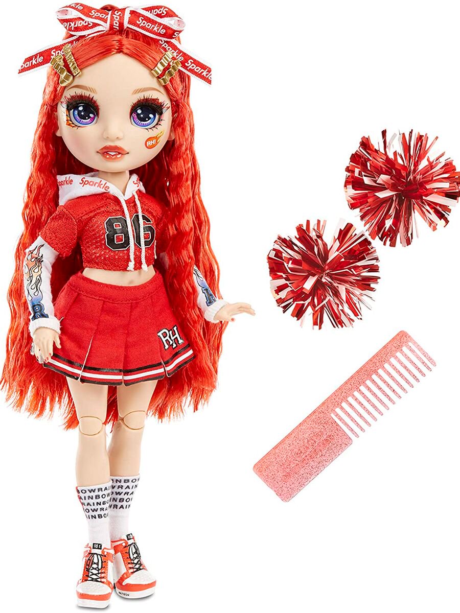 Кукла Poopsie  Rainbow High Чирлидеры Руби Андерсон 28см купить,NaN