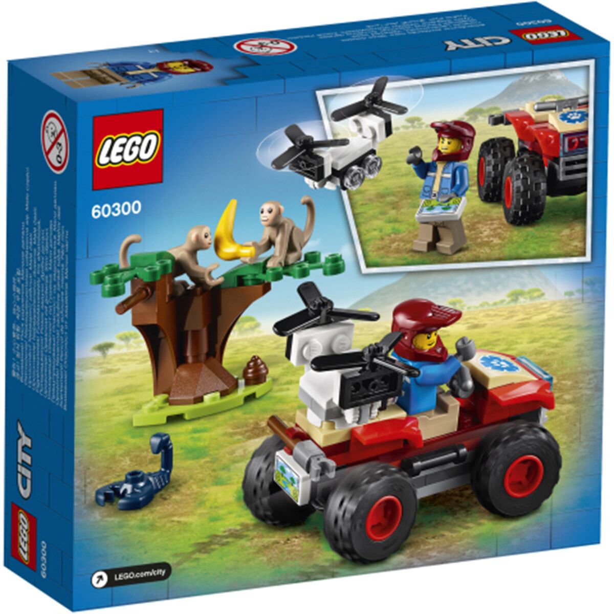 Конструктор Lego City Спасательный вездеход для зверей  60300