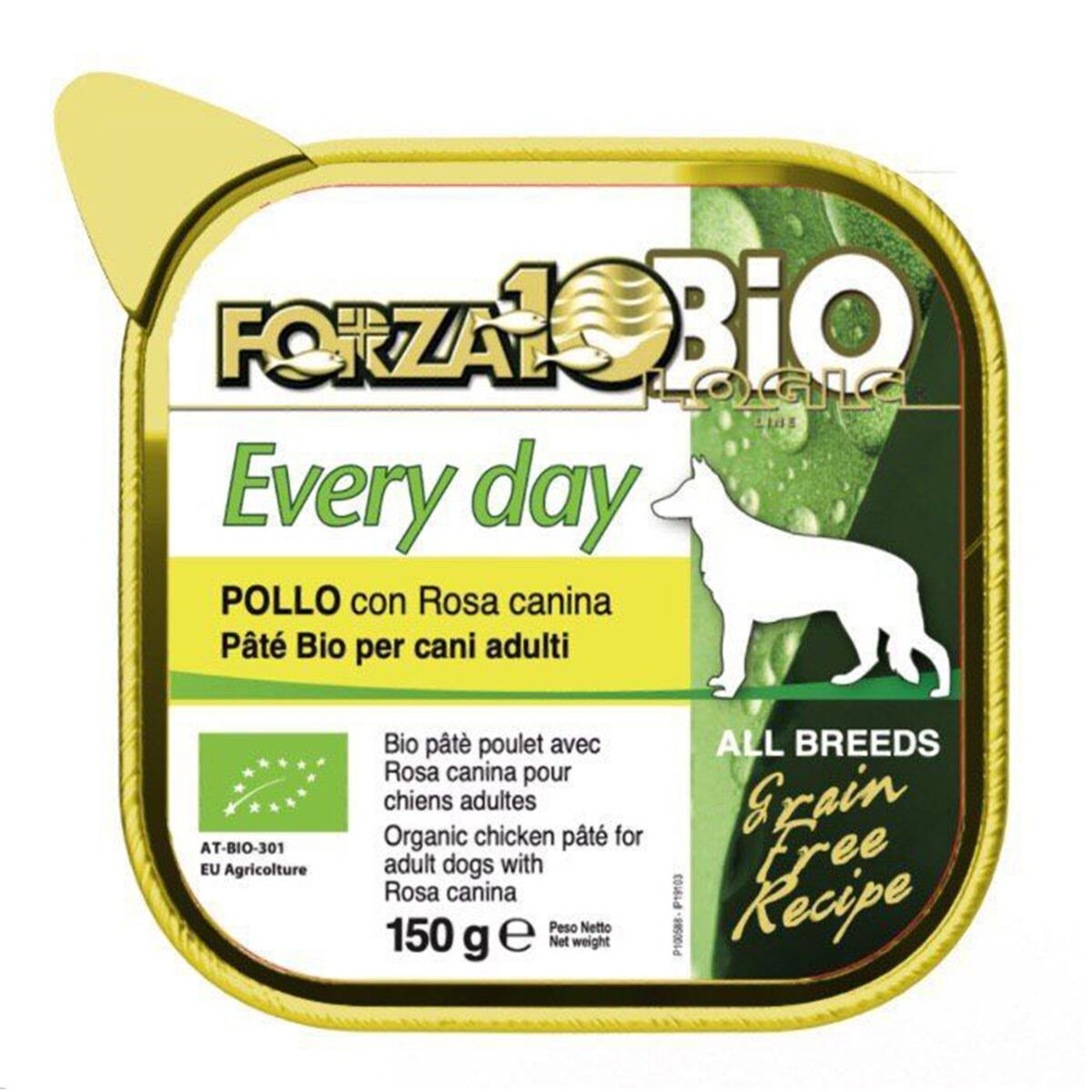 Корм Forza 10 Every Bio Pollo Rosa 150гр органический паштет из птицы с шиповником  купить,NaN