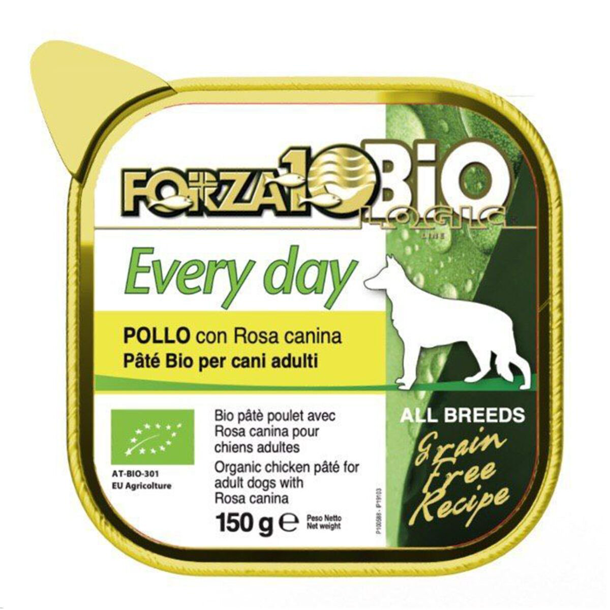 Корм Forza 10 Every Bio Pollo Rosa 150гр органический паштет из птицы с шиповником  купить,NaN