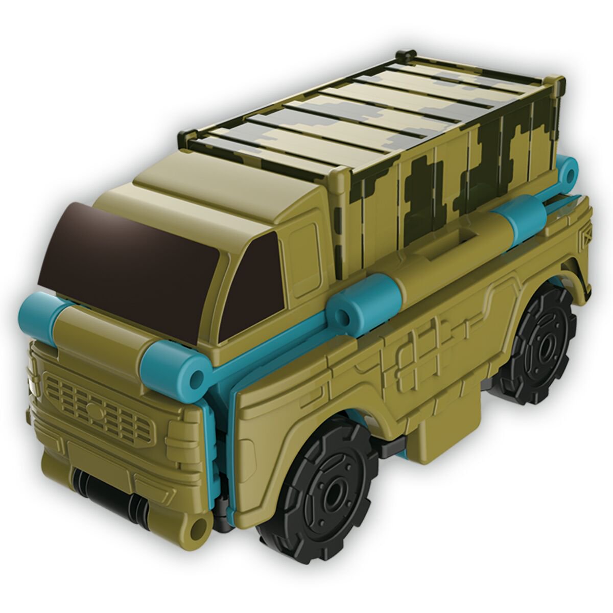 Машинка-трансформер Flip Cars 2в1 Военный Грузовик и Самосвал купить,NaN