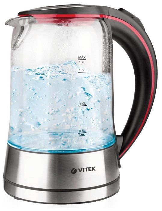 Электрочайник Vitek VT-7009 черно-красный