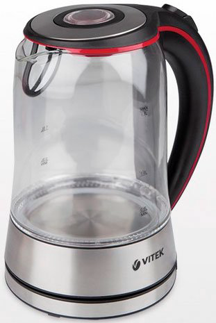 Электрочайник Vitek VT-7009 черно-красный
