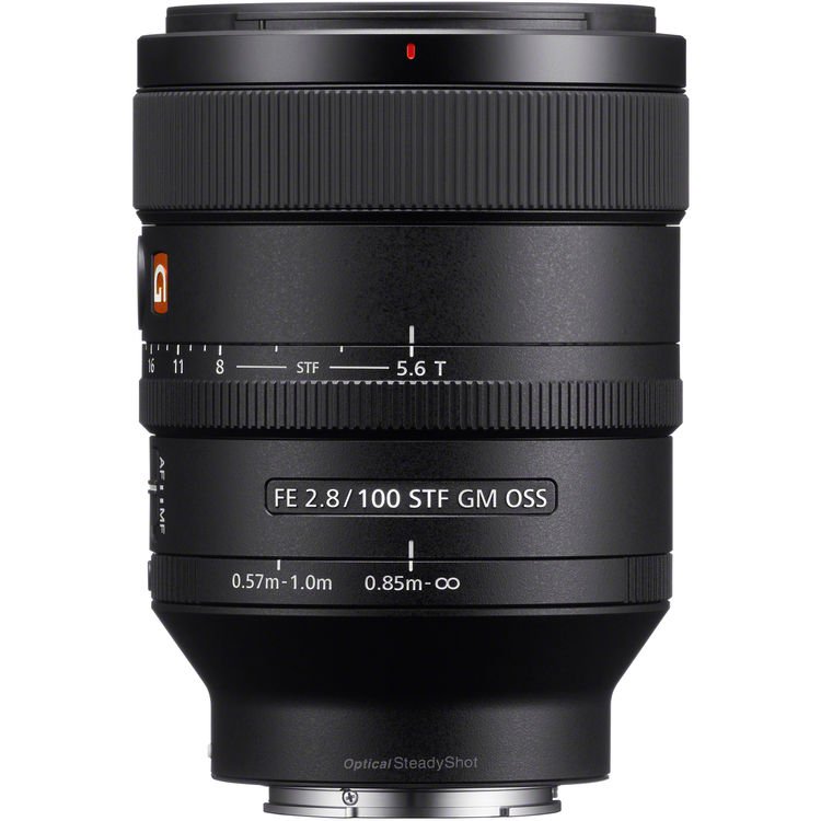Объектив Sony FE 100mm f/2.8 STF GM OSS SEL100F28GM.SYX черный купить,0