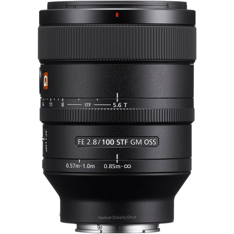 Объектив Sony FE 100mm f/2.8 STF GM OSS SEL100F28GM.SYX черный купить,NaN