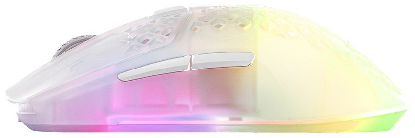 Мышь SteelSeries Aerox 3 Wireless Ghost 2022 прозрачный купить,NaN