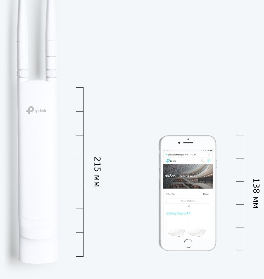 TP-Link EAP110-Outdoor белый