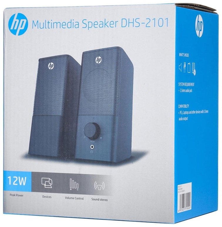 Компьютерные колонки HP DHS-2101 черный купить,NaN