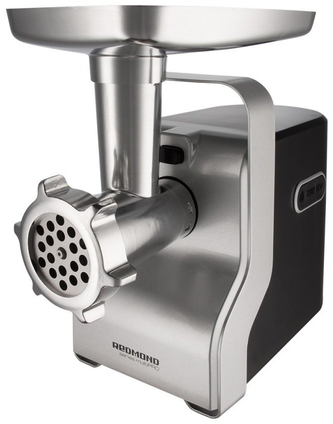 Мясорубка REDMOND RMG-1230-7 черный, серебристый
