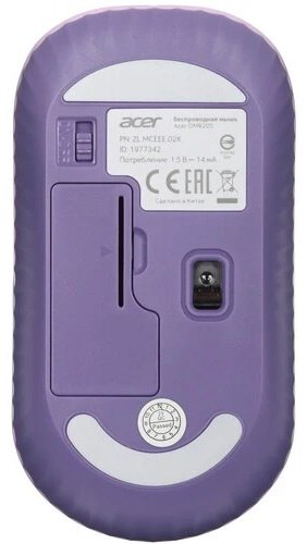 Мышь Acer OMR205 Wireless Violet, фиолетовый купить,NaN