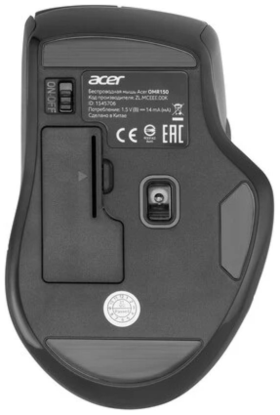 Мышь Acer OMR150 черный купить,NaN